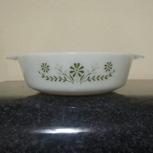 Vintage Glasbake Round Bake Dish, Pan.,Made in USA Corning Style